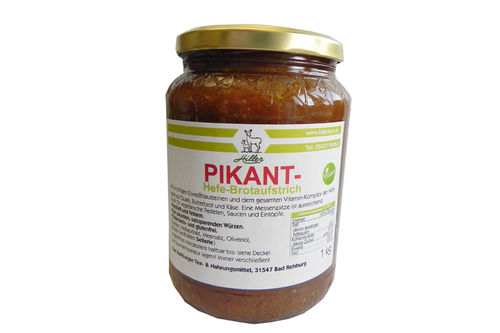 Pikant-Hefe-Brotaufstrich 1 kg vegan glutenfrei
