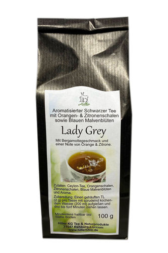 Aromat. Schwarztee Lady Grey mit Orangen- & Zitronenschalen 100 g