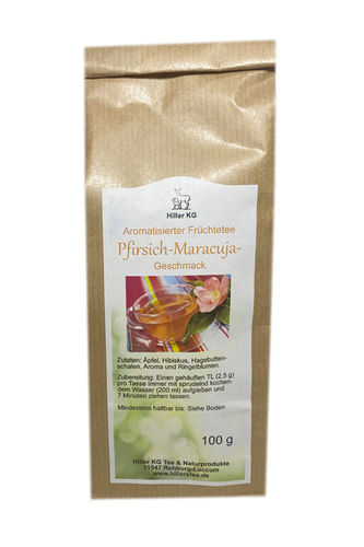 Aromat. Früchtetee mit Pfirsich-Maracuja-Geschmack 100 g