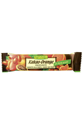 Bio Fruchtschnitte Kakao-Orange 25 x 40 g