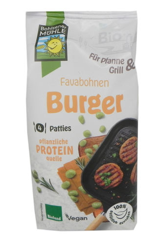 Bio Favabohnen Burger 165 g